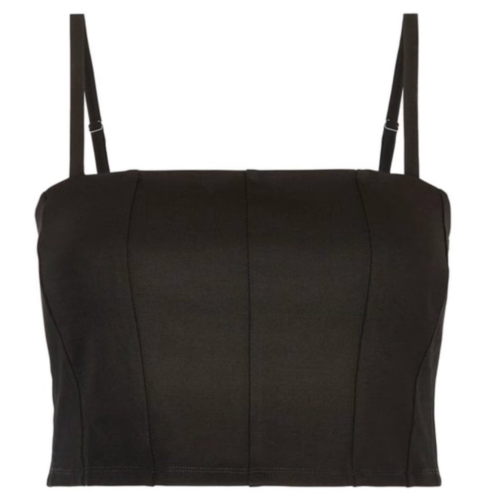 11 Honore Shayla Black Corset Crop Top Size 2x Nwt — image 3 of 8